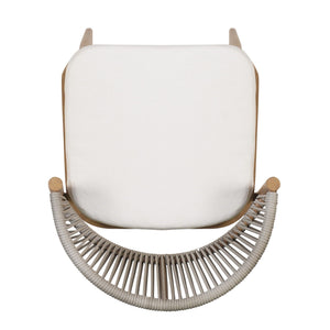 Outdoor Bar Height Metal Frame Counter Stools With Scallop Shaped Backrest & Water Resistant Cushions
