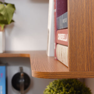 L-Shaped Corner Bookshelf