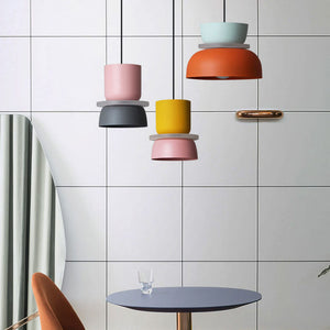 Nordic Dual-Tone Dome Pendant Light LED Zinc Alloy 1-Light Indoor