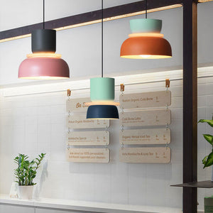Nordic Dual-Tone Dome Pendant Light LED Zinc Alloy 1-Light Indoor