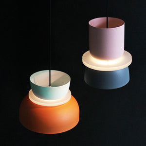 Nordic Dual-Tone Dome Pendant Light LED Zinc Alloy 1-Light Indoor
