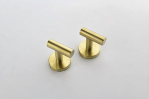 6-Pack Wall-Mounted Stainless Steel Bathroom Towel Hooks