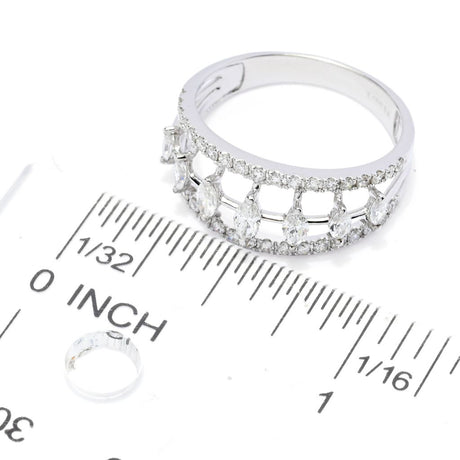Sonia Bitton Galerie de Bijoux 14K Gold 0.80ctw Marquise Diamond Ring