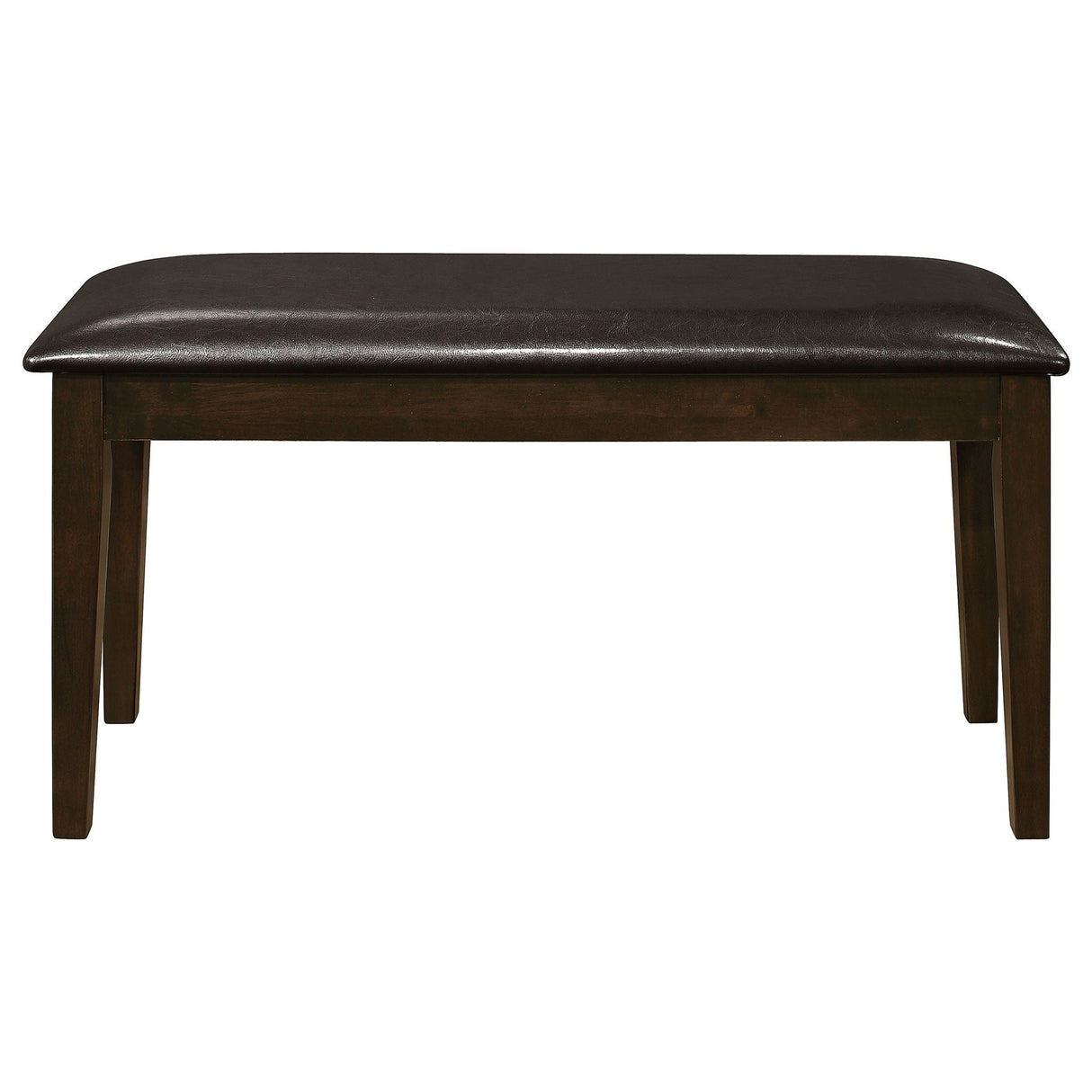 Arvin - 5 Piece Dining Set With Rectangular Table And Bench With Seats - Cappuccino