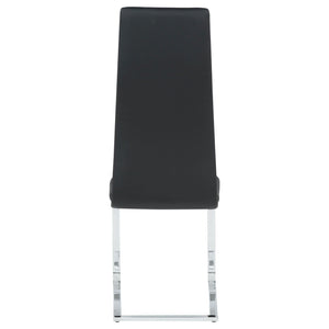 High Back Side Chairs Dining Chairs With Padded Upholstery (Set of 4)