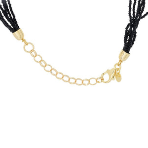 Toscana Italiana 18K Gold Plated Choice of Animal Print Murano Glass Necklace