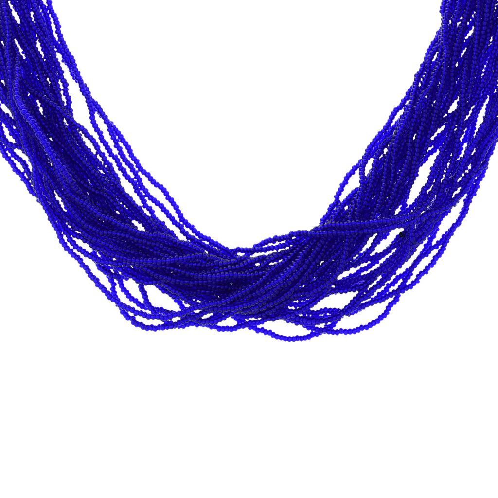 Toscana Italiana Twisted Multi Strand Murano Glass Bead Necklace