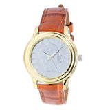 Toscana Italiana 18K Gold Plated Genuine 100 Lire Coin Quartz Watch