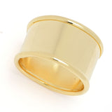 Toscana Italiana 18K Gold Plated Choice of Finish Etruscan Band Ring