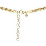 Toscana Italiana Two-tone, Platinum or 18K Gold Plated Status Rope Necklace