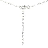Gem Treasures 1.52ctw Ceylon Sapphire & Zircon Cross Pendant w/ Chain