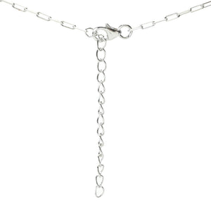 Gem Treasures Sterling Silver Choice of Gem Teardrop Pendant w/ Chain