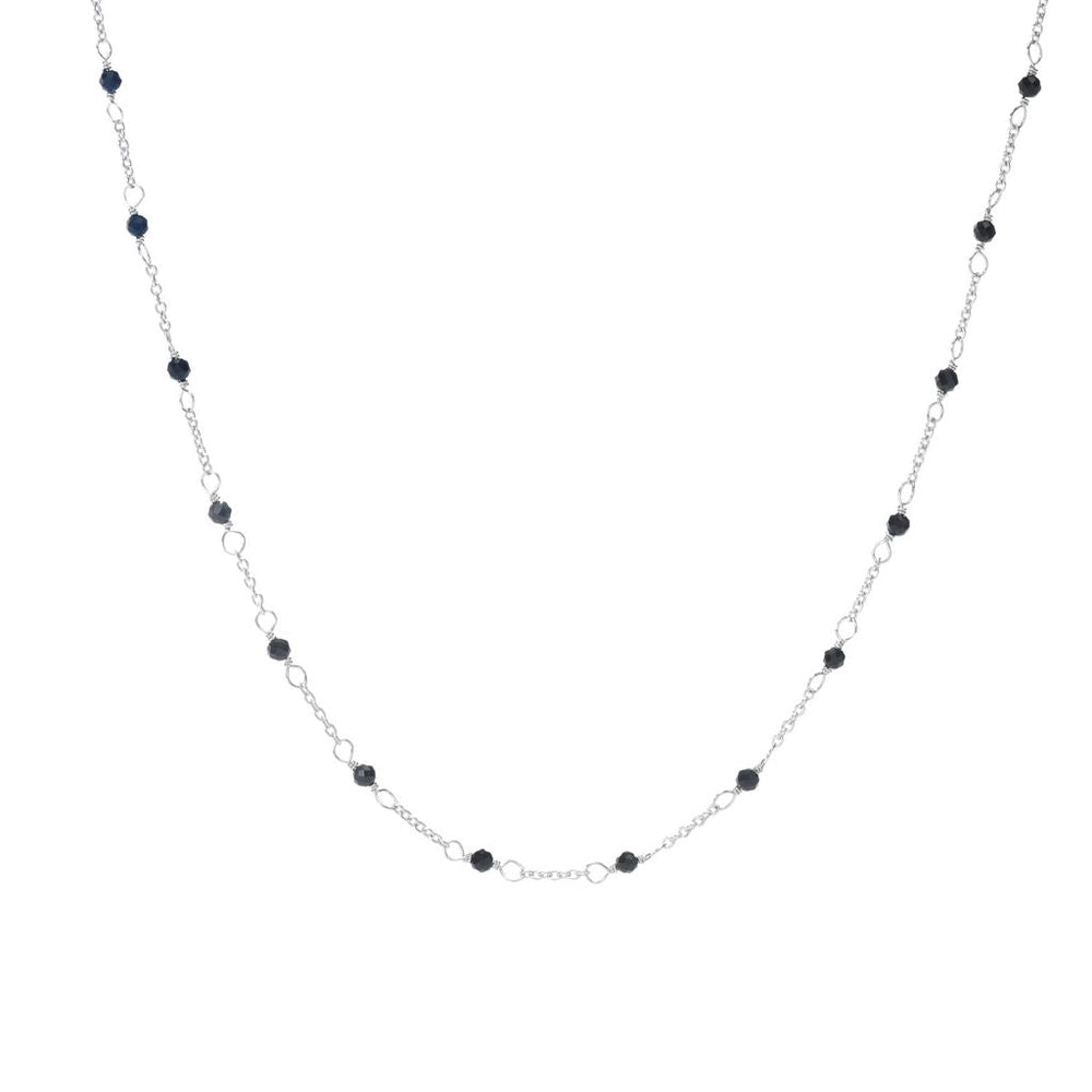 Cameo Italiano "Elements" Black Onyx Station Choice of Length Necklace