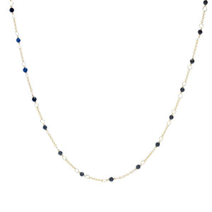 Cameo Italiano "Elements" Black Onyx Station Choice of Length Necklace