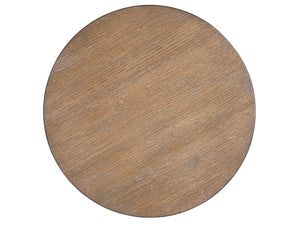 Lansbury - Round Accent End Table - Antique Wheat