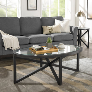 Modern Simple Glass Coffee Table