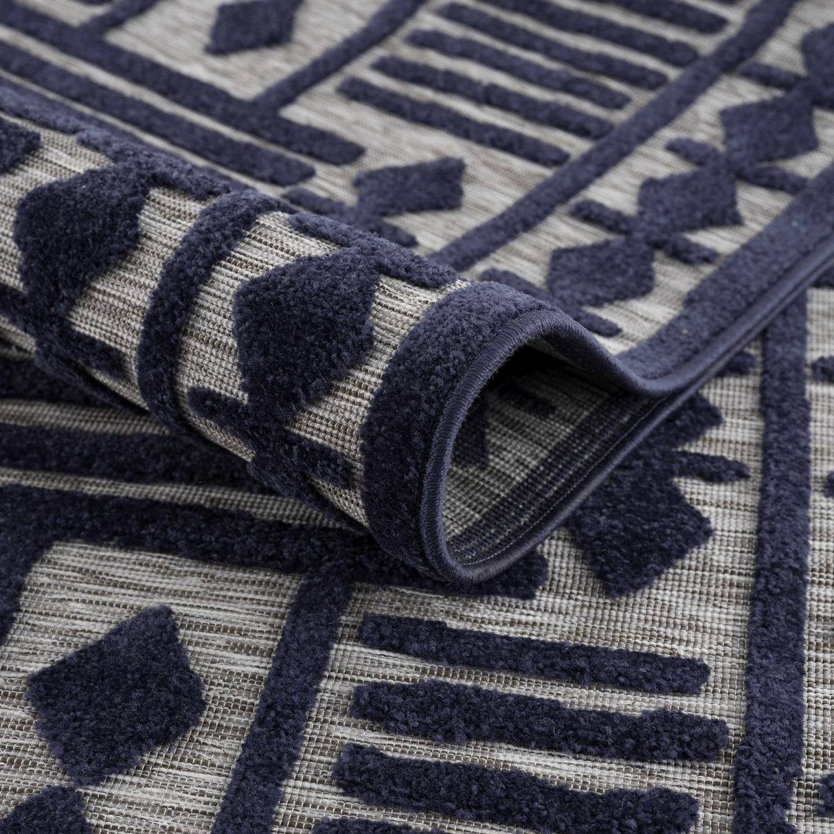 Sillawit 3D Outdoor Area Rug - Clearance