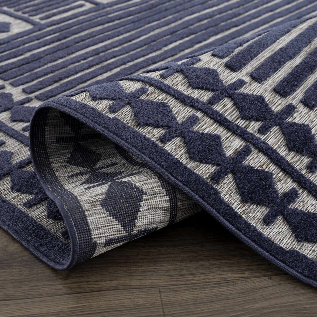 Sillawit 3D Outdoor Area Rug - Clearance