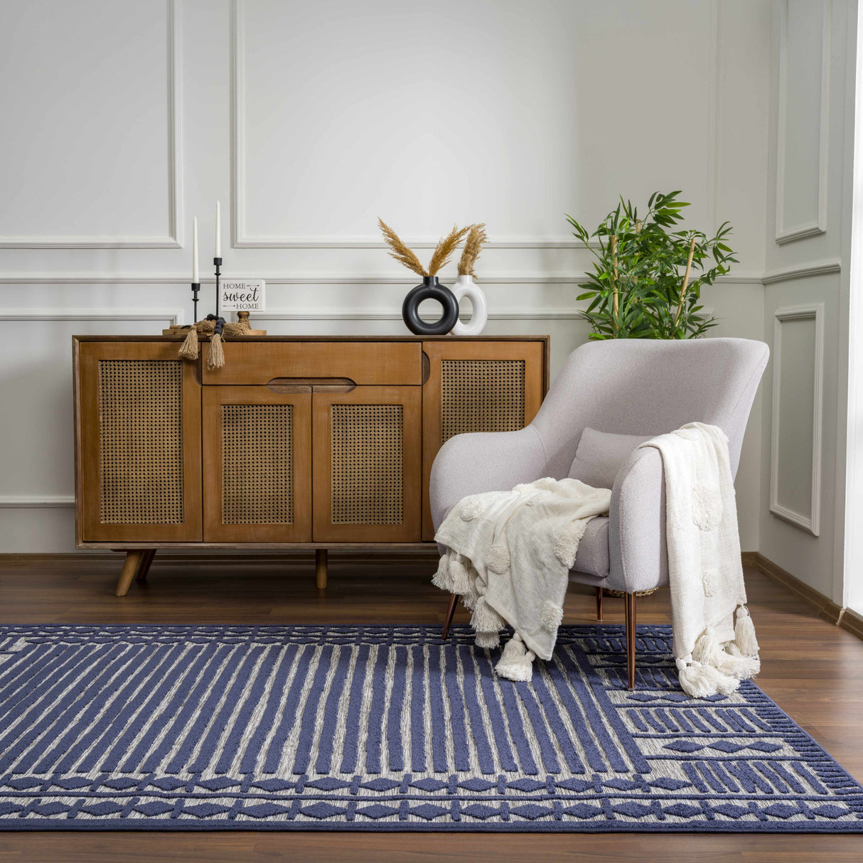 Sillawit 3D Outdoor Area Rug - Clearance