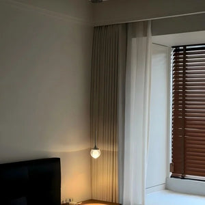 Minimalist Clear Glass Pendant Light Hanging Ceiling Fixture