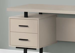 Computer Desk For Home Office, Laptop, Left, Right Set-Up, Storage Drawers, Contemporary & Modern