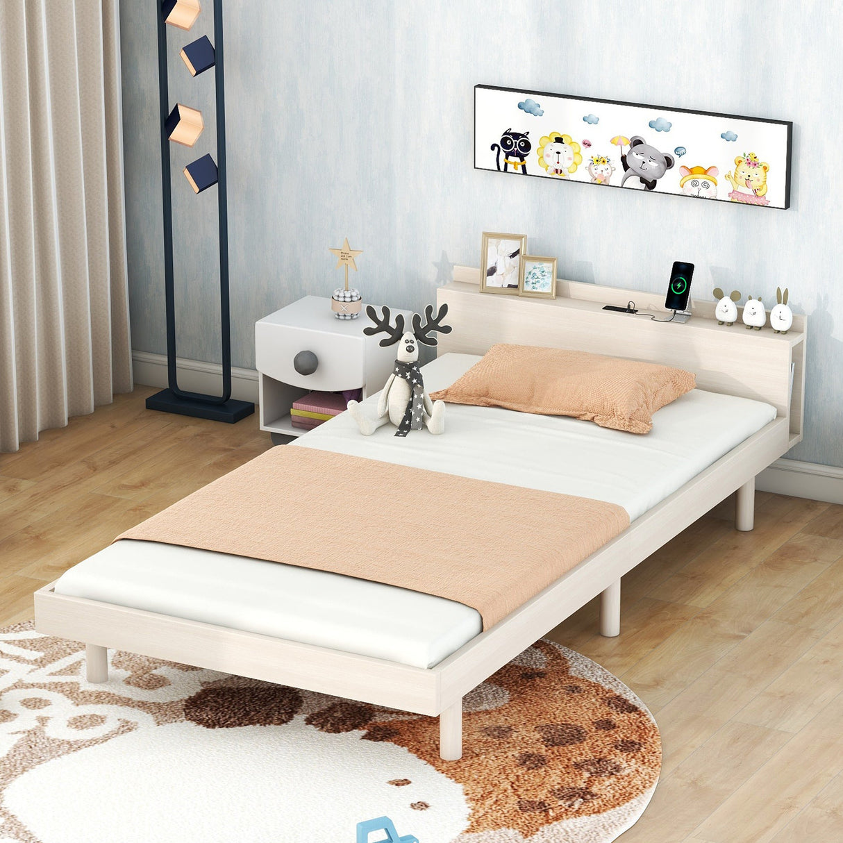 The Twin Bed with Roll-Out Trundle — Sleek Design Meets Space-Saving Functionality