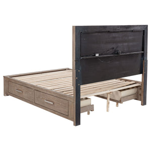 Kenora 4-piece Queen Bedroom Set Barley Brown