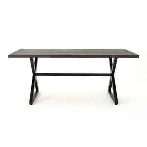 Rolando - Outdoor Aluminum Dining Table With Steel Frame