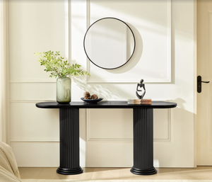 62.99 Inch Modern Design Console Table with Roman-Style Legs