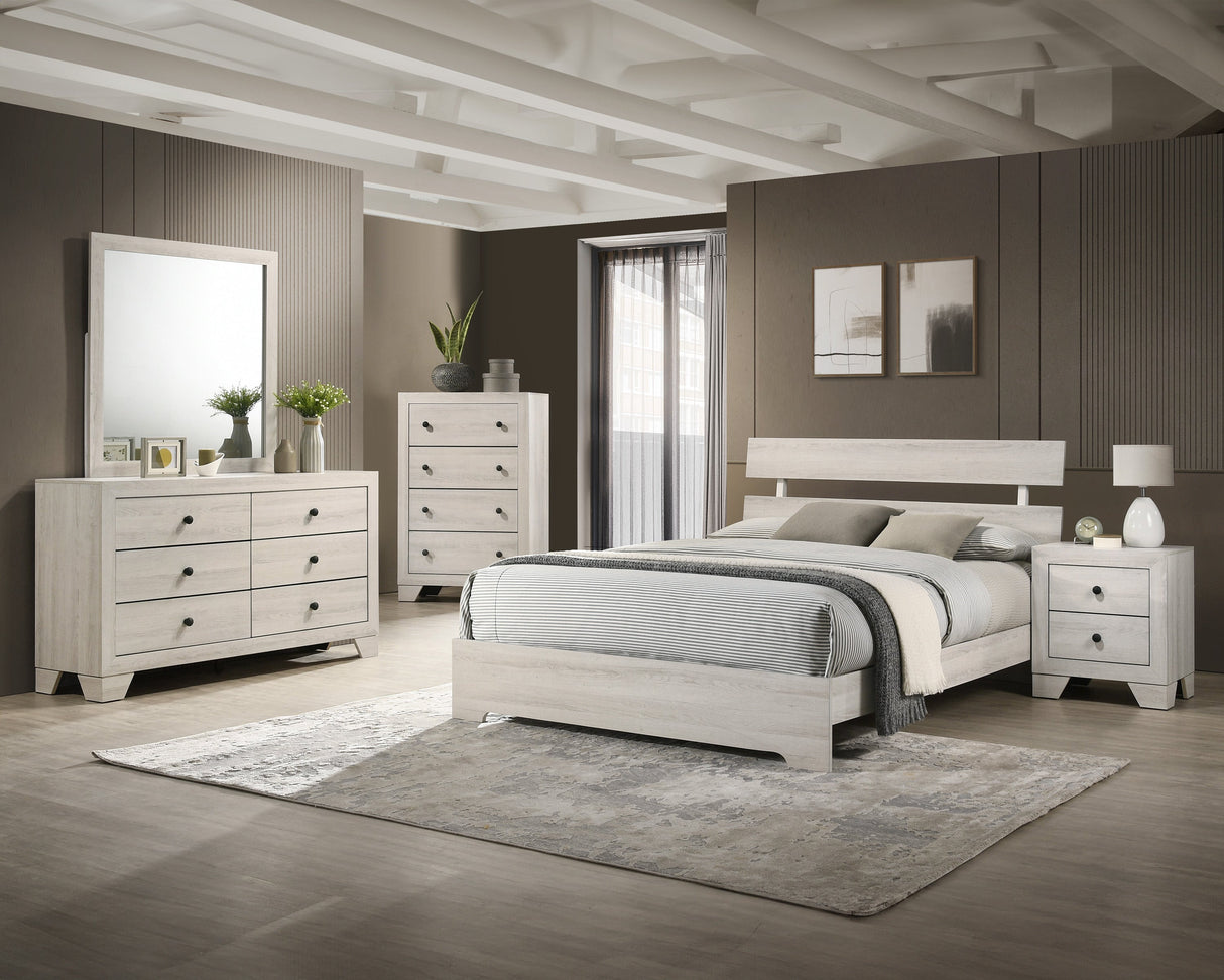 Cambridge Rustic 2-Drawer Storage Nightstand