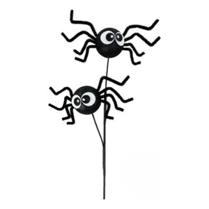 21" Silly Spider Spray: Black