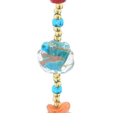 Il Murano di Francesca 18K Gold Plated Sealife Murano Glass Necklace