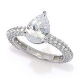 Brilliante Choice of Shape Simulated Diamond Solitaire Ring