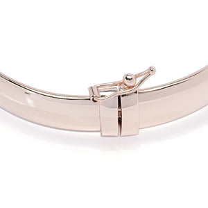 Toscana Italiana Choice of Size 8mm Bombe Tubing Hinged Bangle Bracelet