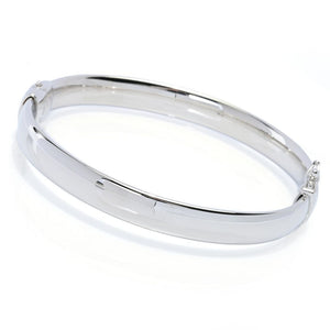 Toscana Italiana Choice of Size 8mm Bombe Tubing Hinged Bangle Bracelet