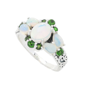 Artisan Silver by Samuel B. Opal & Choice of Gemstone Ring