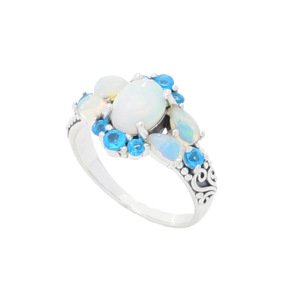 Artisan Silver by Samuel B. Opal & Choice of Gemstone Ring