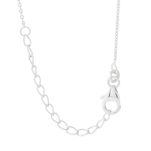 Gem Treasures Sterling Silver 1.70ctw Indicolite Cross Pendant w/ Chain