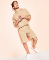 Royalty by Maluma Men's Knee-Length Chino Shorts - Khaki Size 38
