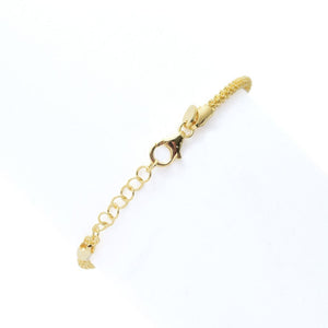 Toscana Italiana 18K Gold Plated Choice of Size Margherita Chain Bracelet