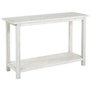 Payne Wood Entryway Sofa Console Table White