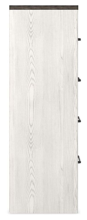 Gerridan - Four Drawer Chest - White / Gray