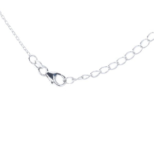 Gem Treasures 10x8mm Ethiopian Opal & White Zircon Pendant w/ Chain