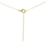 Elemental Gems Salmon Coral & Blue Mohave Turquoise Pendant w/ Chain