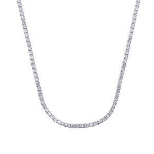 Brilliante Simulated Diamond Choice of Length Tennis Necklace