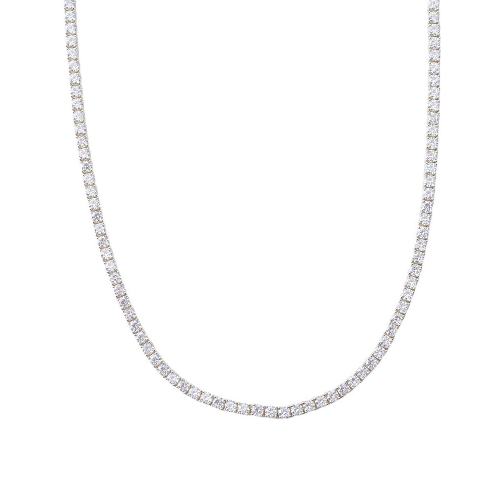 Brilliante Simulated Diamond Choice of Length Tennis Necklace
