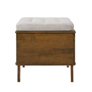 Letitia Rubber Wood Cat Bed Ottoman