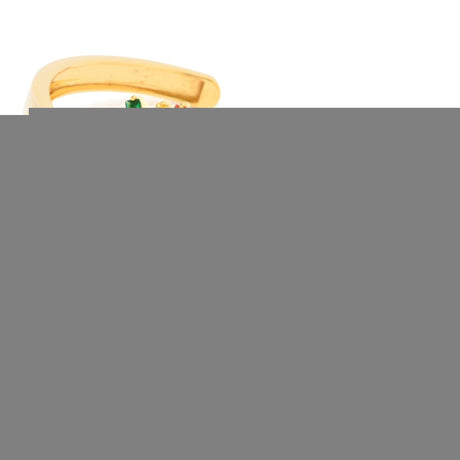 "Color Crush" 18.34 DEW Simulated Gemstone Cuff Bracelet