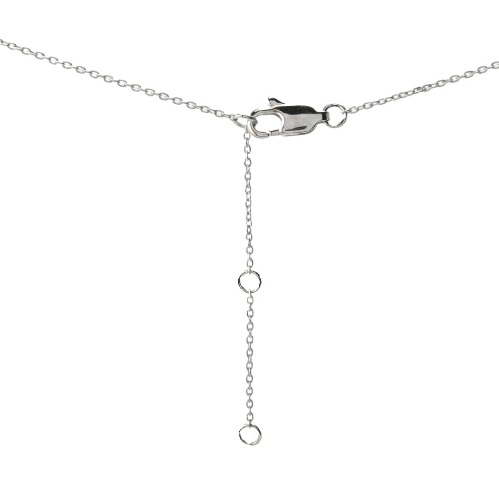 "Color Crush" Simulated Gemstone Pave Disc Charm Necklace