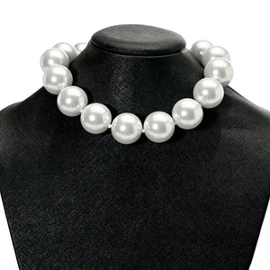 Kenneth Jay Lane Gold Plated 25mm Simulated Pearl 16" Necklace